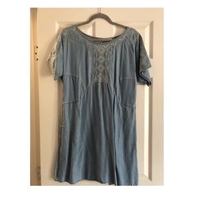 Anthropologie (Holding Horses) Chambray Dress